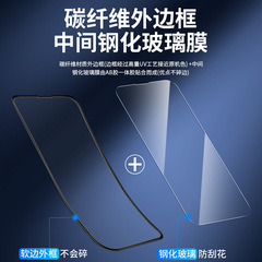 Applicable for Soft Edge 12 Full Screen XR X Apple iPhone 13 Pro Tempered Glass Film XS Max 11 Mobile Phone Screen Protector