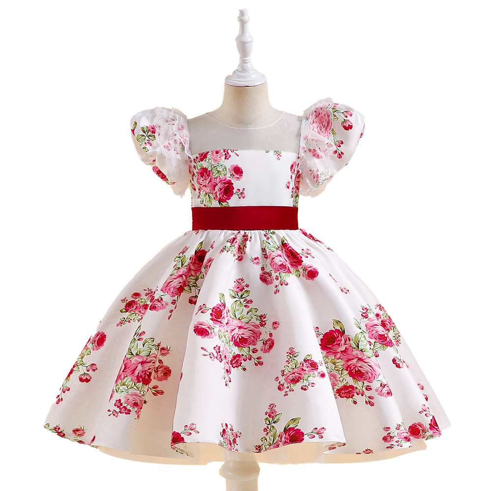 Children's evening dress with bow, Amazon 5