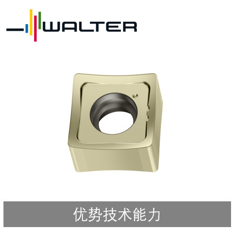 瓦尔特刀片式铣刀，可转位，正方形，S型，负形