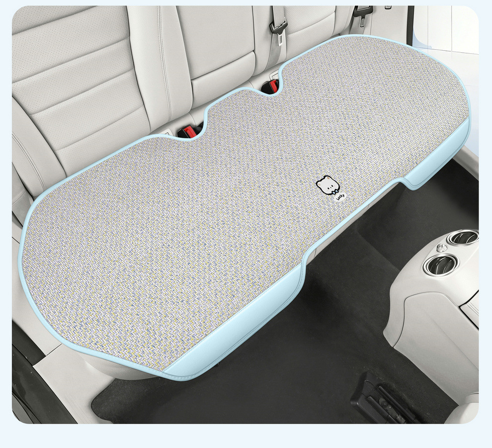 26 New Summer Ice Rattan Business Car Seat Cushions Cartoon Office Seat Pads Computer Chair Cooling Pads