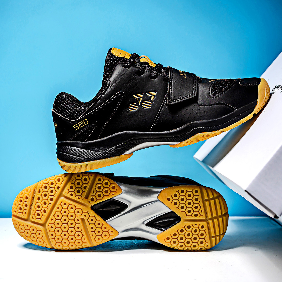 Zapatillas de bádminton para hombre, transpirable para adultos, amortiguación, suela blanda, entrenamiento de competición profesional, zapatillas deportivas, estudiantes, niños, ultraligeros