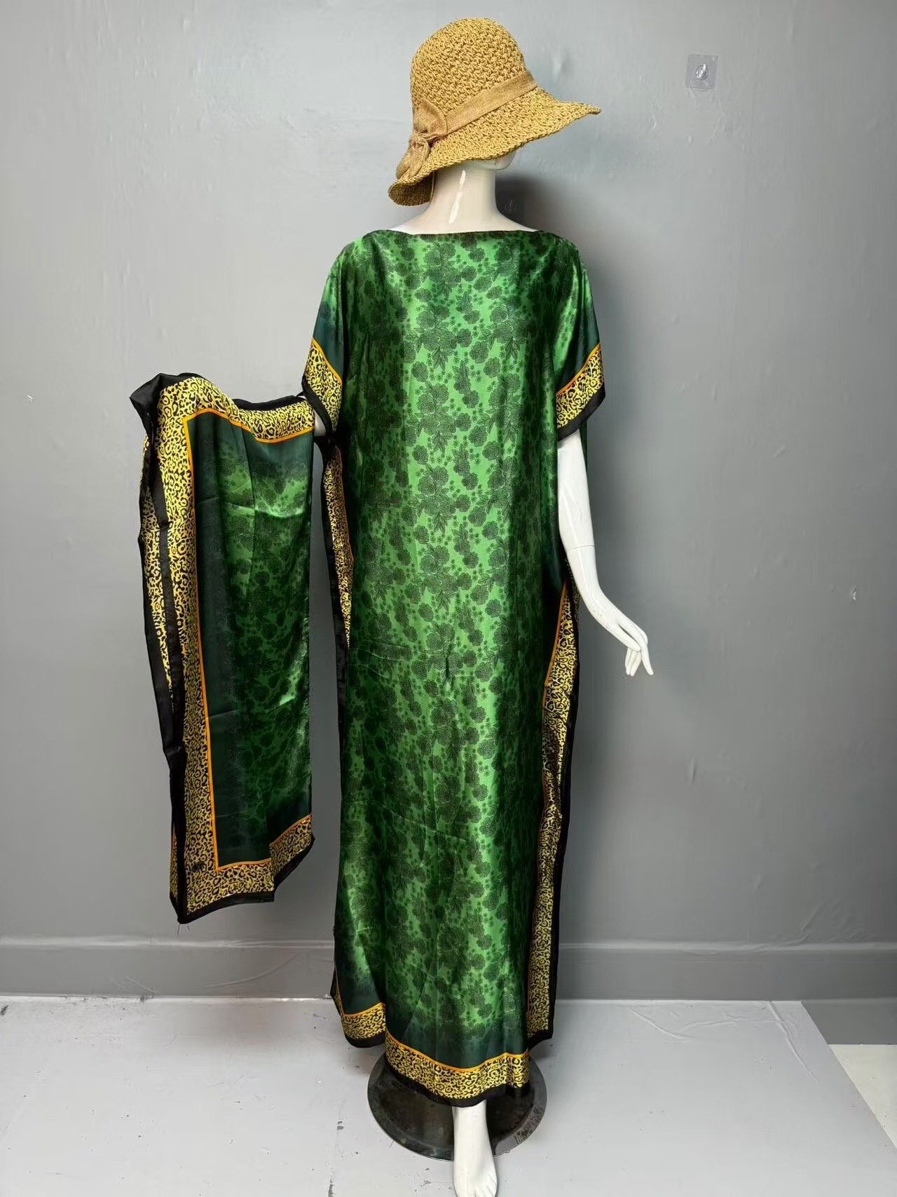 보더 표범 무늬-녹색