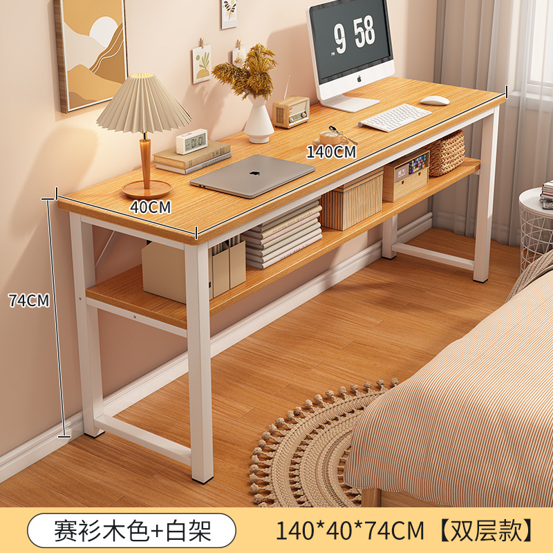 Escritorio chica dormitorio mesita de noche rectangular simple casa de alquiler escritorio blanco simple escritorio de la computadora