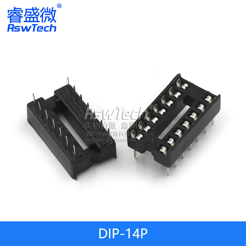 Icソケット集積ブロック直挿しディップマイクロチップ丸穴ベースサブ8p 14 16 20 28 40p足|undefined