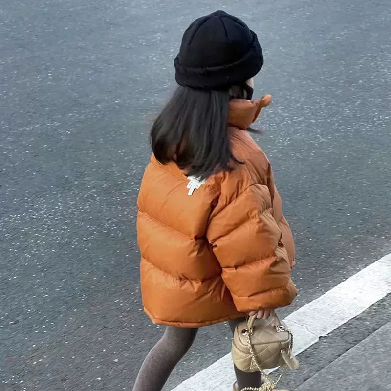 Children's keep warm short down jacket for boys, 2022 collection, Korean style, increased thickness