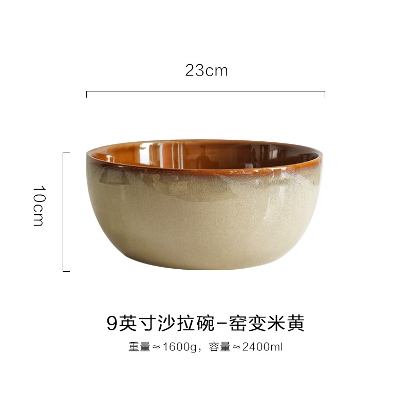 Vajilla de cerámica transfronteriza creativo tazón de ramen de frutas y verduras tazón de sopa grande vajilla personalizada tazón de ensalada vajilla para el hogar tazón