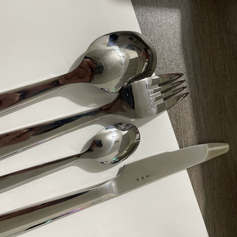 Cutlery Set (MEG) 4-piece stainless steel, polished tableware set