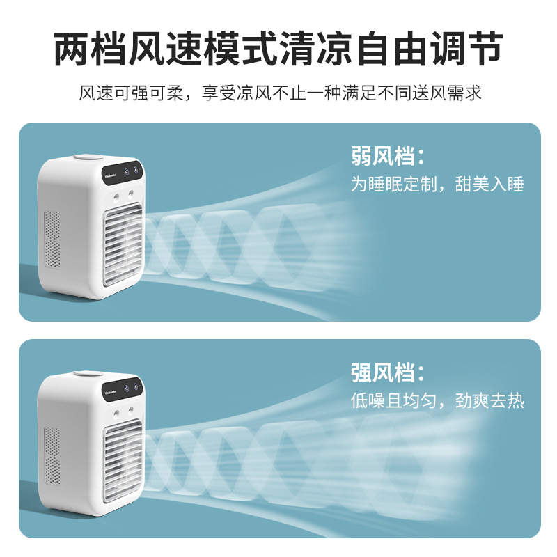 Ventilador de aire acondicionado para mascotas, ventilador de enfriamiento de perrera para perros durmiendo en verano, ventilador de agua pequeño para gatos de verano