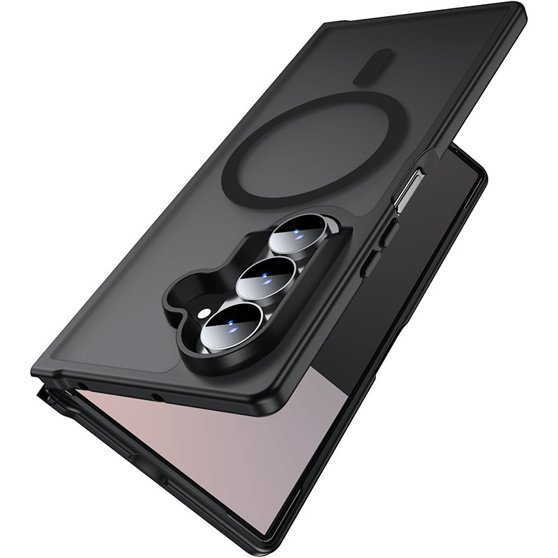 Suitable for Samsung Zfold8Ultra Magnetic Phone Case, Matte Skin-Like Anti-Fall Protective Cover Zflip 30% off Fold Soft6