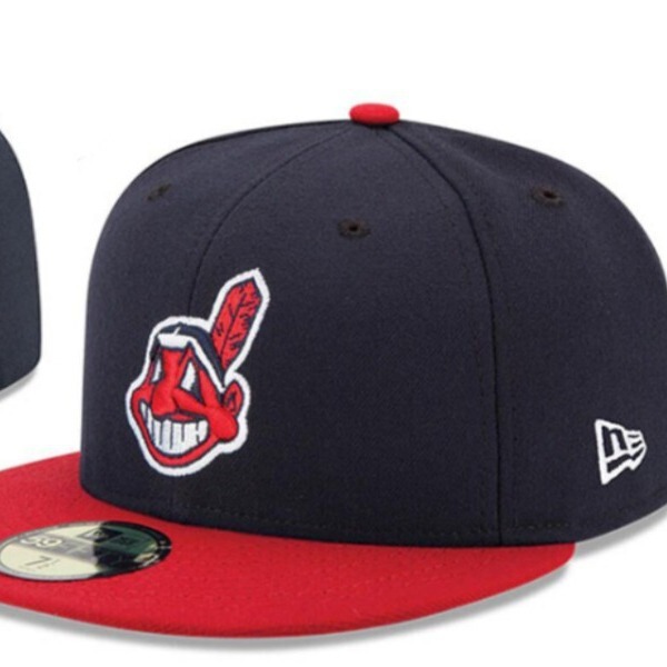 Cleveland Indians simple size cap closed cap baseball cap sunscreen sunshade cap thorn Cleveland Indians simple size cap closed cap baseball cap sunscreen sunshade cap thorn