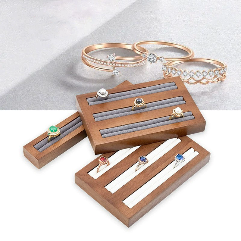 Древесная тарелка для ювелирных изделий