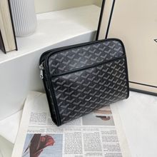 新款戈雅男士手拿包相机洗漱包小方块豆腐包狗牙女士洗漱包零钱包