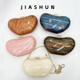 Cross-border Explosive High-end Acrylic Evening Bag Women's Shoulder Crossbody Light Luxury French Elegant Clutch Bag
