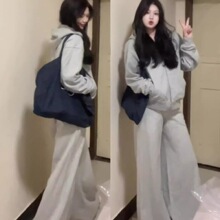 酷森女连帽卫衣女装外套高街头日韩带帽上衣服帽衫印花原宿中性潮