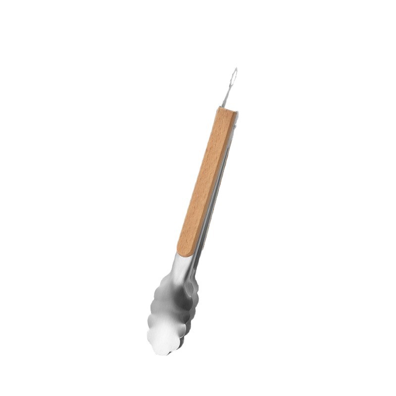 Pinza para Alimentos de Acero Inoxidable 304 Antideslizante y Anti-escaldado para Cocina y Barbacoa