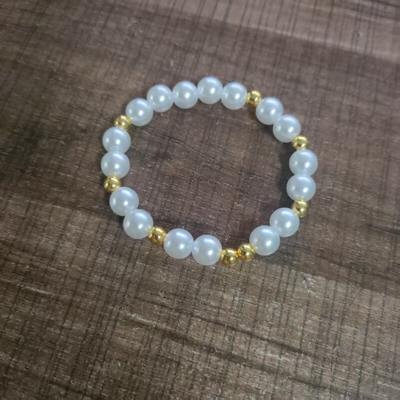 新しい模造真珠の愛のネックレスラブブ人形 17 センチメートルアクセサリー diy 手織りさまざまなジュエリー|undefined