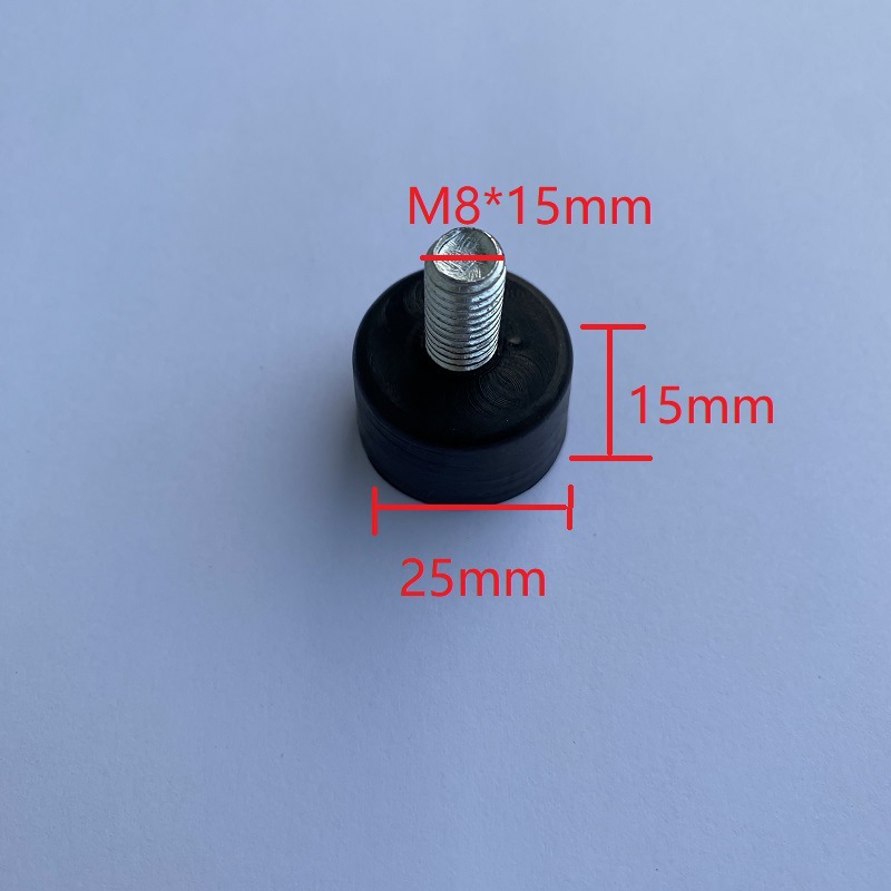 带螺丝脚垫减震缓冲垫橡胶减震脚垫调节脚防滑 橡胶广州炬泰锋