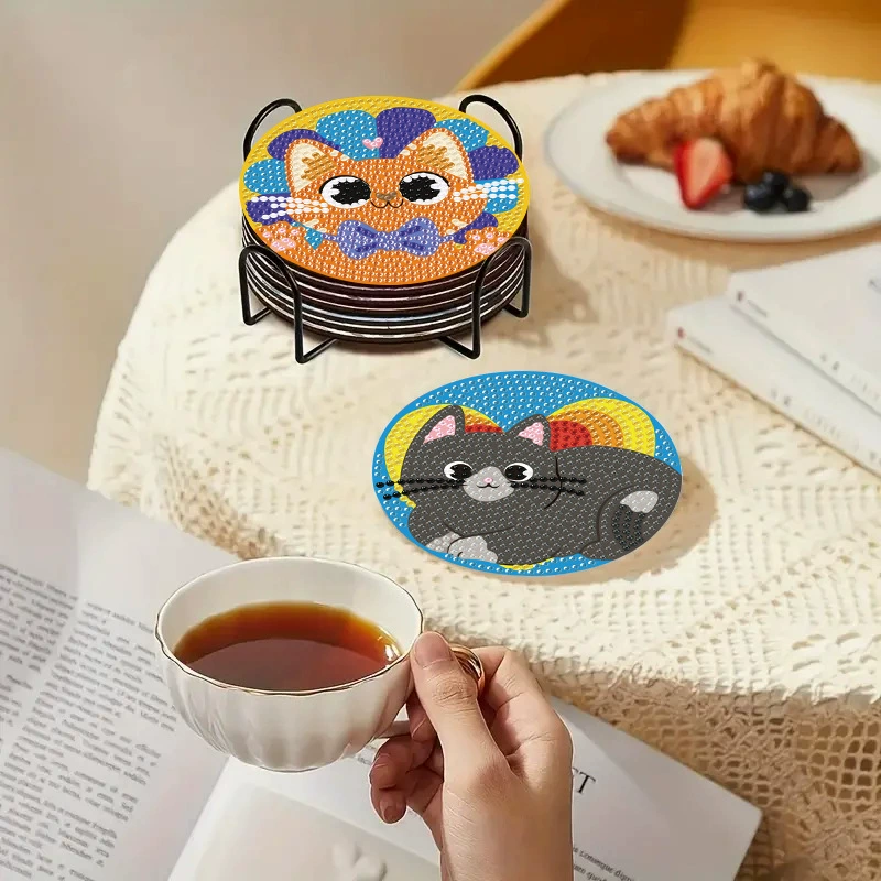  рождественский наклейка DIY алмазная живопись кофейная поддон TikTok оптом temu иностранная торговля источник производитель горячих продаж