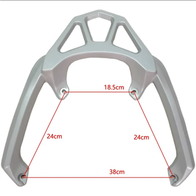 box rack rear hanger modified – Other Electric Vehicle Accessories - bws-aluminum-white-shelf