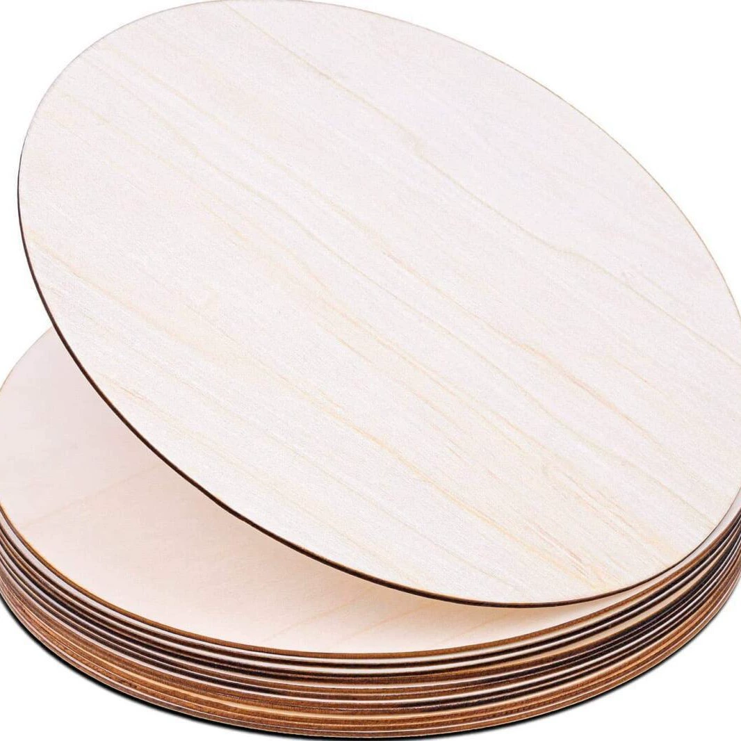 Amazon взрывы DIY круглый деревянный кулон детская живопись круглая щепа