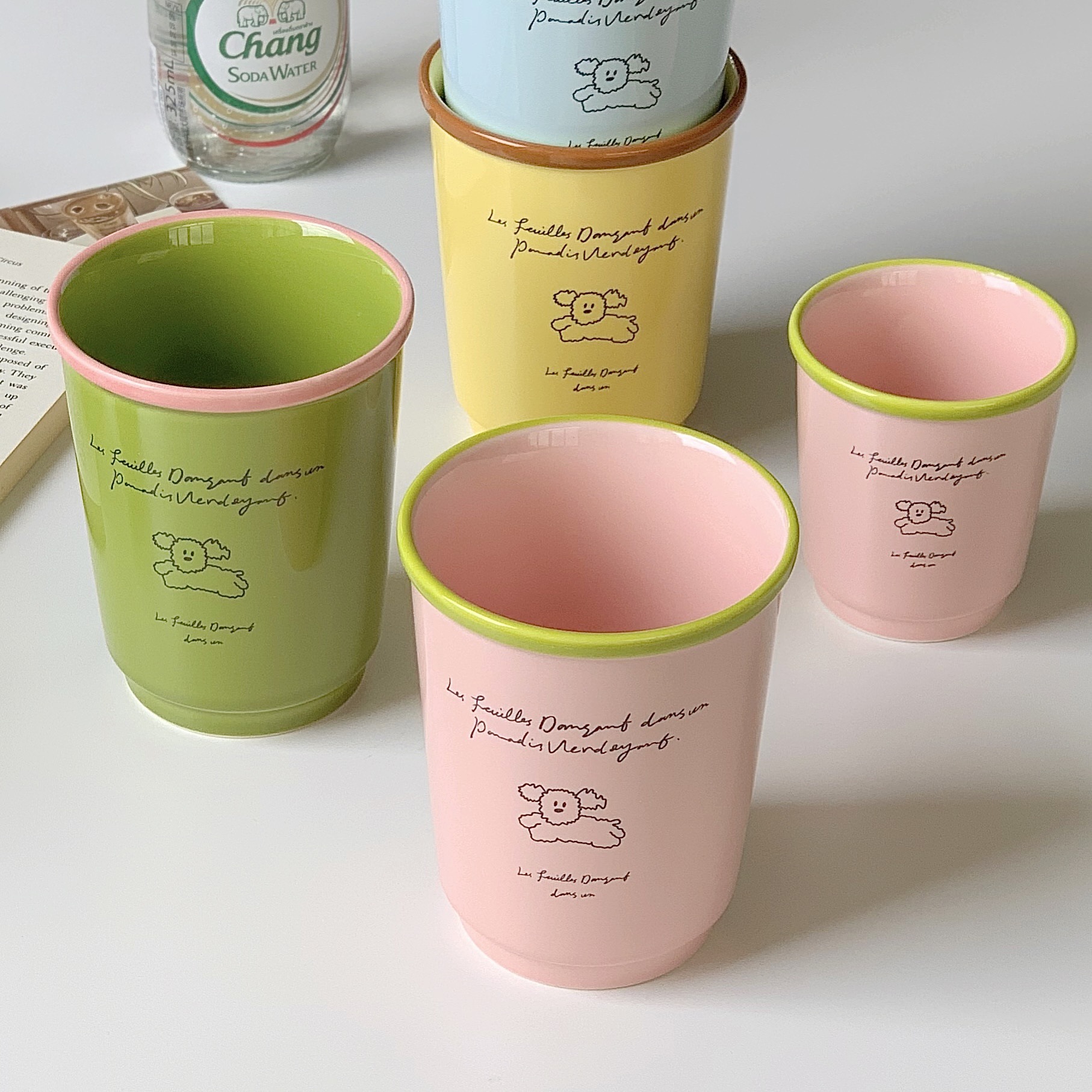 Ästhetischer Pärchenbecher Mit Großem Fassungsvermögen Für Kaffee_voghion.com