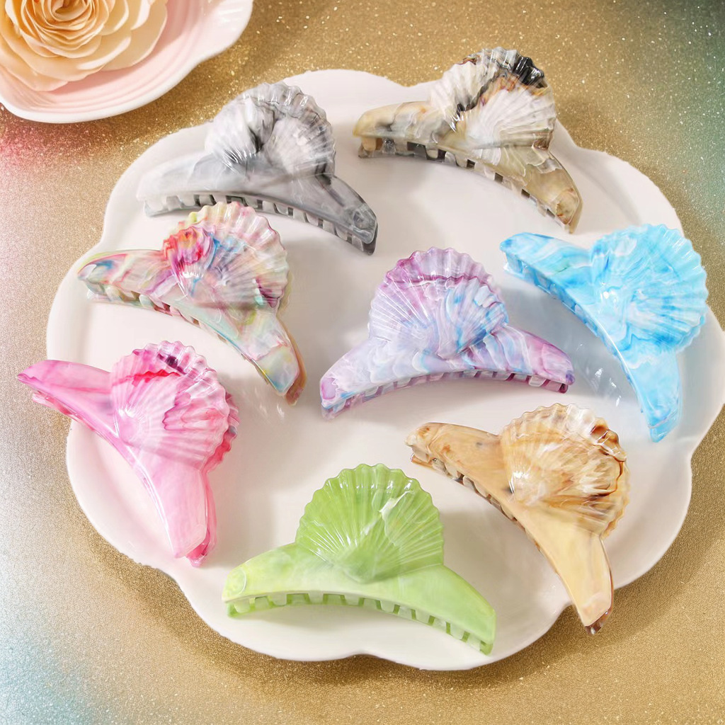 55g Weight Hair Claws Hair Accessories Type 1 Piece Quantity Holiday, Daily Occasion Plastic Material Shell, Rectangle Pattern Women's Gender Stoving Varnish Design Casual, Simple Style Style Women's Casual Simple Style Shell Rectangle Plastic Stoving Varnish Hair Claws 无