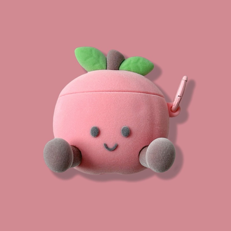 かわいいナスのトーストケーキ Apple Airpods4 Bluetooth ヘッドセット保護カバー Pro2 シリコーン 3 ソフトシェル 1|undefined