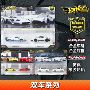 风火.轮 Двойной чехол для автомобиля с золотой этикеткой HBL96 Maserati Dodge Viper Toyota, модель автомобиля из имитационного сплава