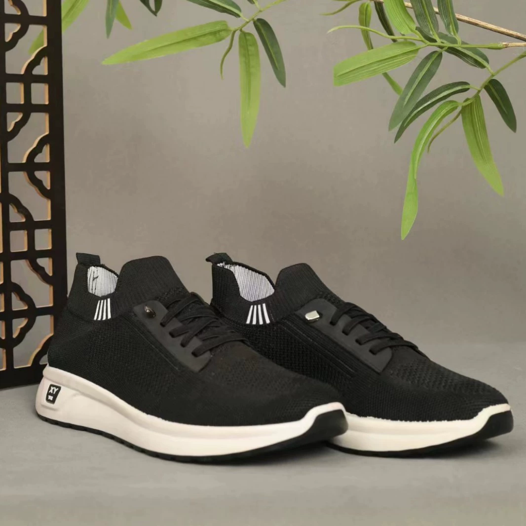 Men's autumn footwear for leisure, breathable comfortable sports shoes, socks