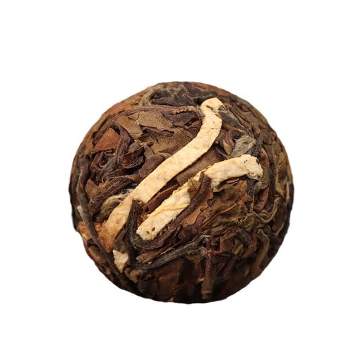 Fuding High-Mountain Old White Tea with Tangerine Peel, Longzhuan Style; Xinhui Aged Tangerine Peel Mini Tea Biscuits—Wholesale, 500g
