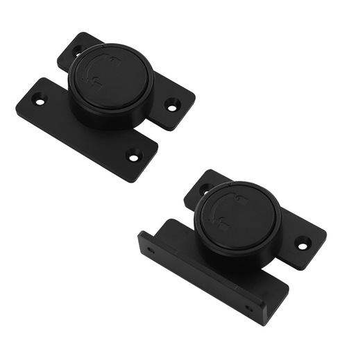 No punching latch door buckle push-pull sliding door fixed buckle zinc alloy bathroom simple anti-locking door rotating door pin