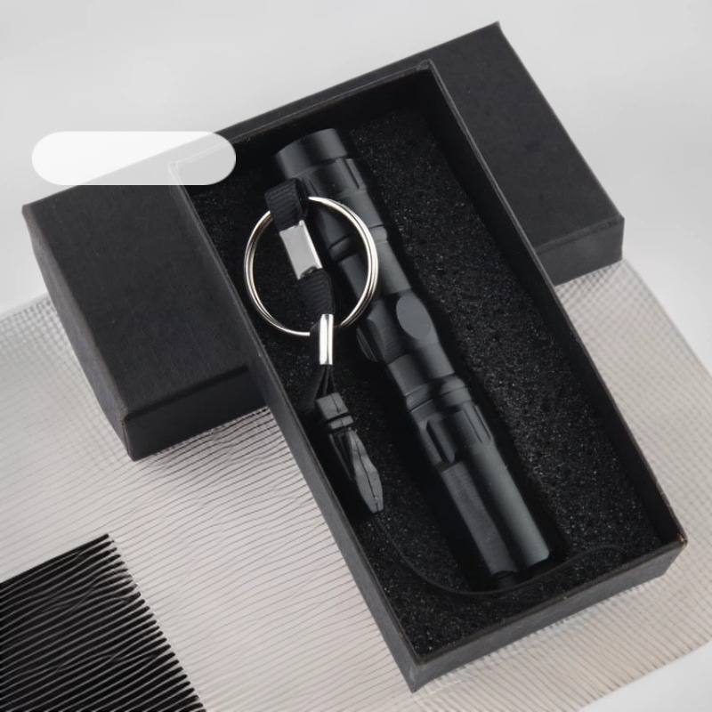 LED Mini Flashlight, Aluminum Alloy High-Power Flashlight, 3W, Gift Flashlight Wholesale, Gift Box Packaging Available (8pcs/boxes).
