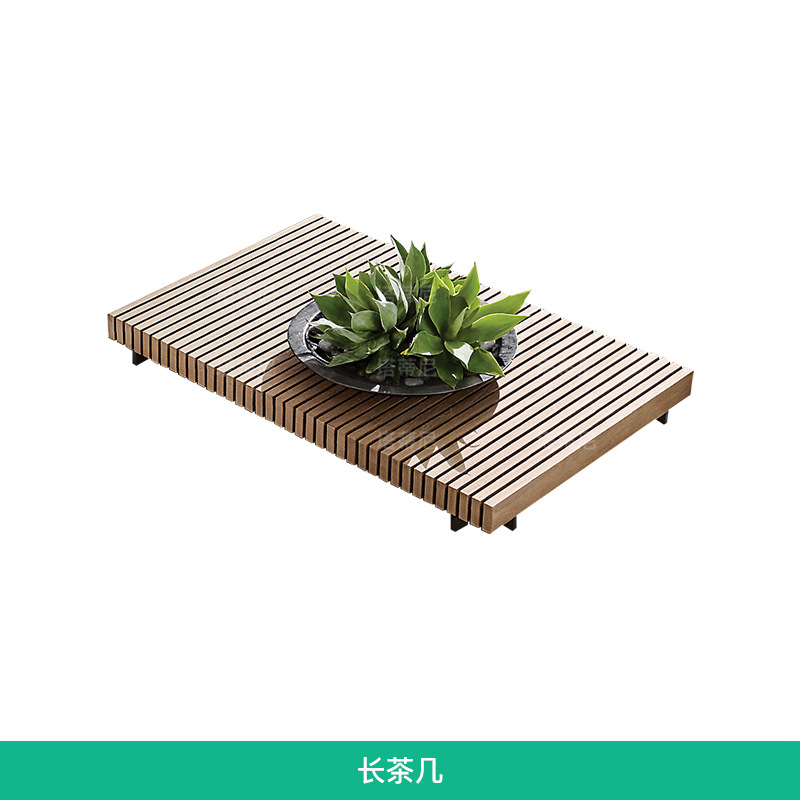 Conjunto de muebles de ocio para exteriores, sofá de teca para jardín, patio, terraza, hotel o villa, impermeable y resistente al sol. image 10