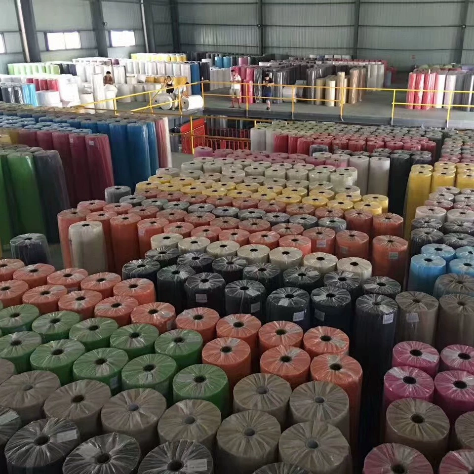 Чжэцзян Иу нетканый материал завод прямые поставки Белый pp спанбонд нетканый материал на складе Полипропилен нетканый материал