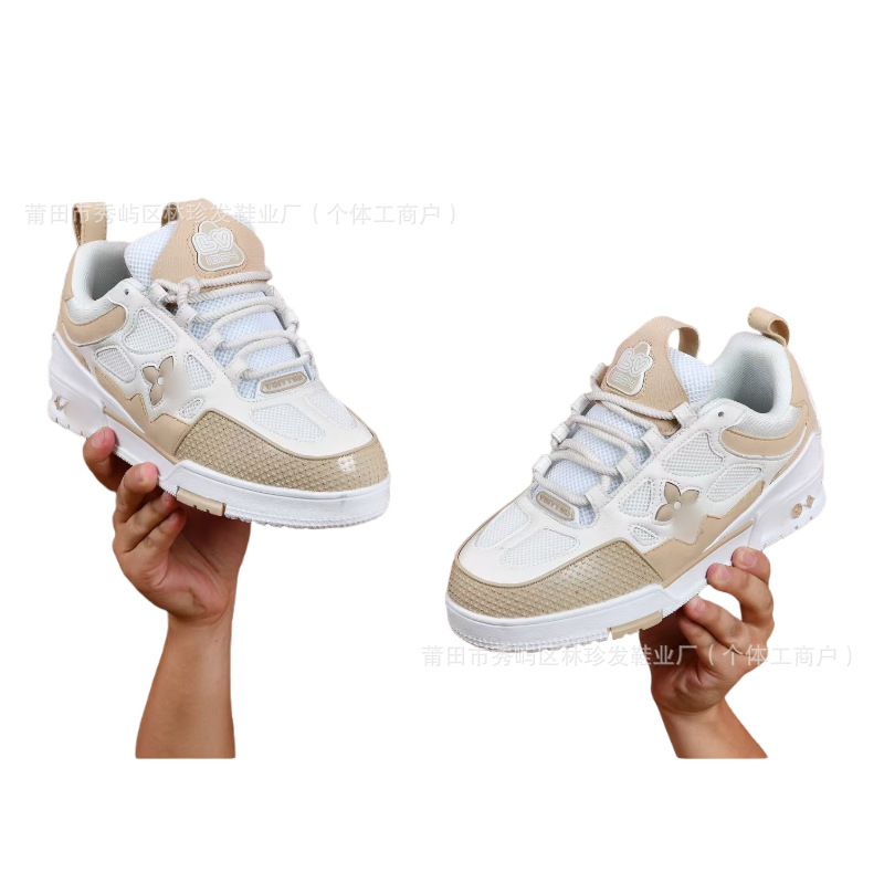 Zapatos de entrenador de burro, zapatos de suela gruesa, zapatos de pareja transpirables, zapatos de skate para hombres, zapatos deportivos para hombres y mujeres.
