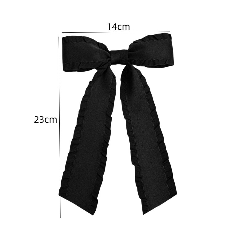 13g Weight Women's Simple Style Classic Style Bow Knot Alloy Cloth Handmade Hair Clip