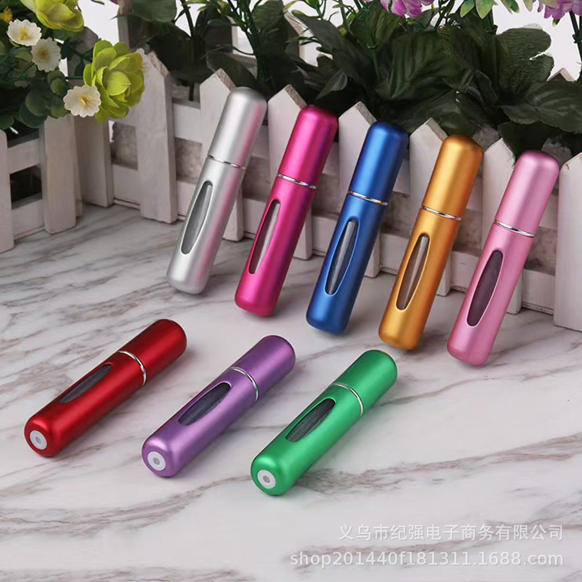 5ml底充香水分装瓶塑料内胆化妆品  按压喷雾瓶香水外带方便出行