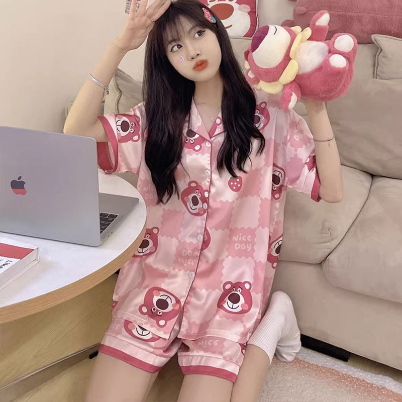 D.M-84 딸기곰 가디건 더블쇼트