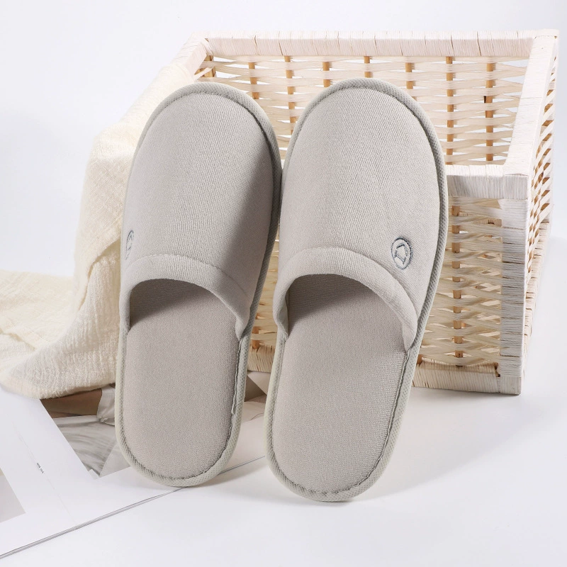 Оптовая Продажа с фабрики Отель одноразовые Тапочки утолщенные авиационный дом Ванна центр серые одноразовые Тапочки