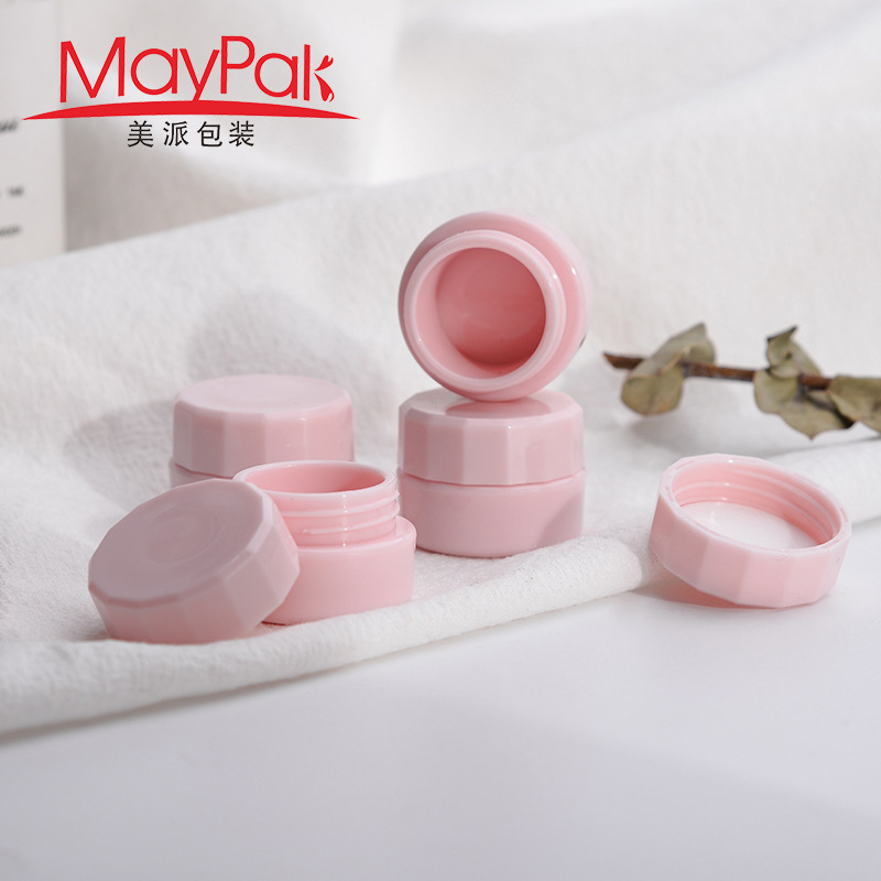 Factory spot 3gpp plastic cream lotion cream box 5g10g nail polish cosmetic sample split empty bottle