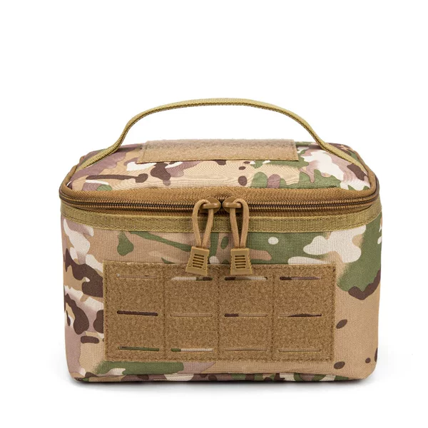 Military Camouflage Tactical Bullet Cosmetics Bag Molle Sub-Bag Outdoor Mountaineering Camping Satchel Toiletry Bag Shooting Sandbag