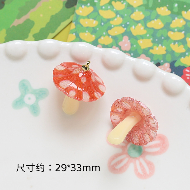 1 Piece Plastic Mushroom Pendant display picture 10