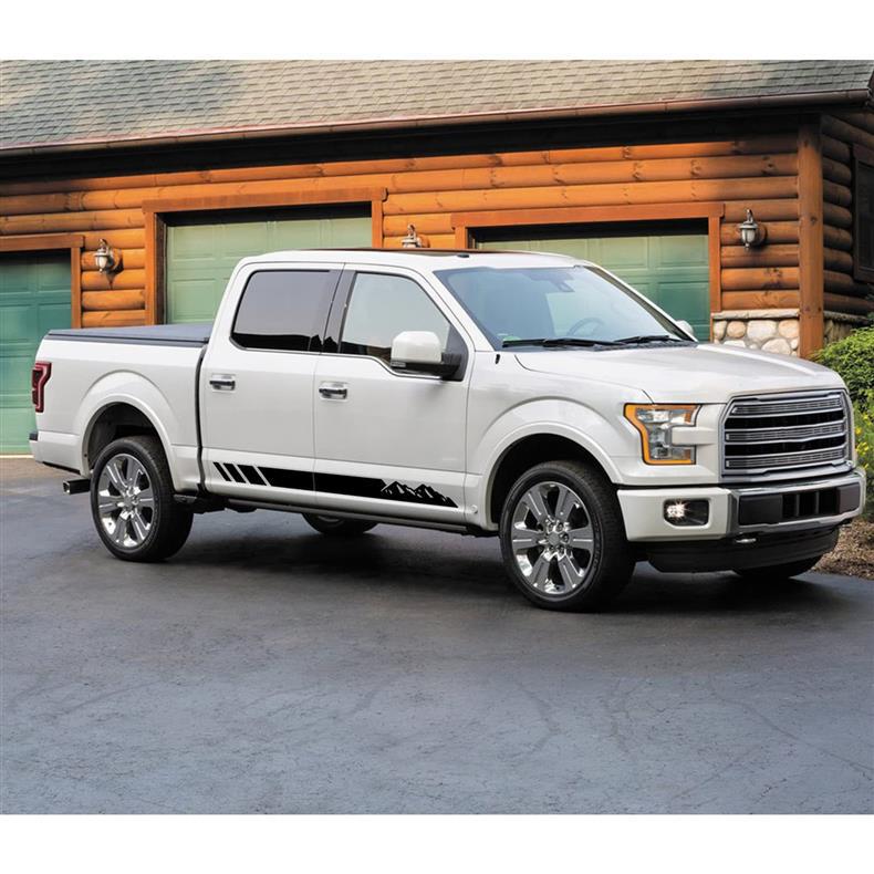 Skirt Racing Stripes Side Body Whole Car Decals Waistline Modification Stickers_voghion.com