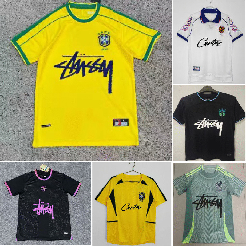 Stussy Star Signature Alcatraz Football Jersey Italy Cross-Border Shipping World Cup National Team Special Edition Short Version Stussy Star Signature Alcatraz Football Jersey Italy Cross-Border Shipping World Cup National Team Special Edition Short Version