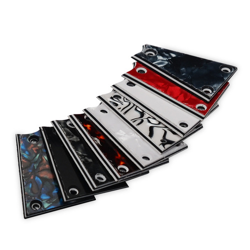 Colorful electric guitar cover, spring compartment back cover, electric guitar back guard, back panel, rear hatch cover, PVC three-layer board