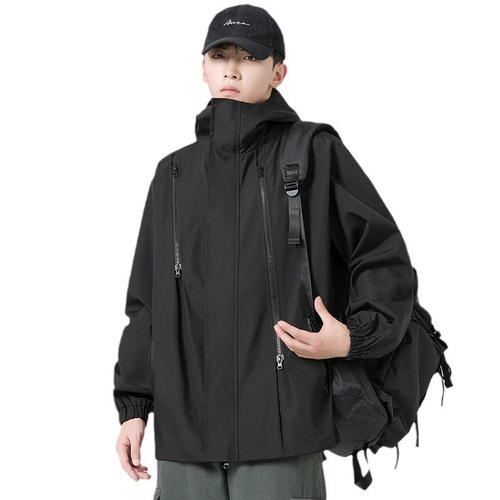Padded jacket for men and women, spring and autumn casual American sporty workwear style jacket