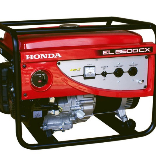 本田EL6500CX小型家用单相220V手动汽油 发电机额定5kW原装正品