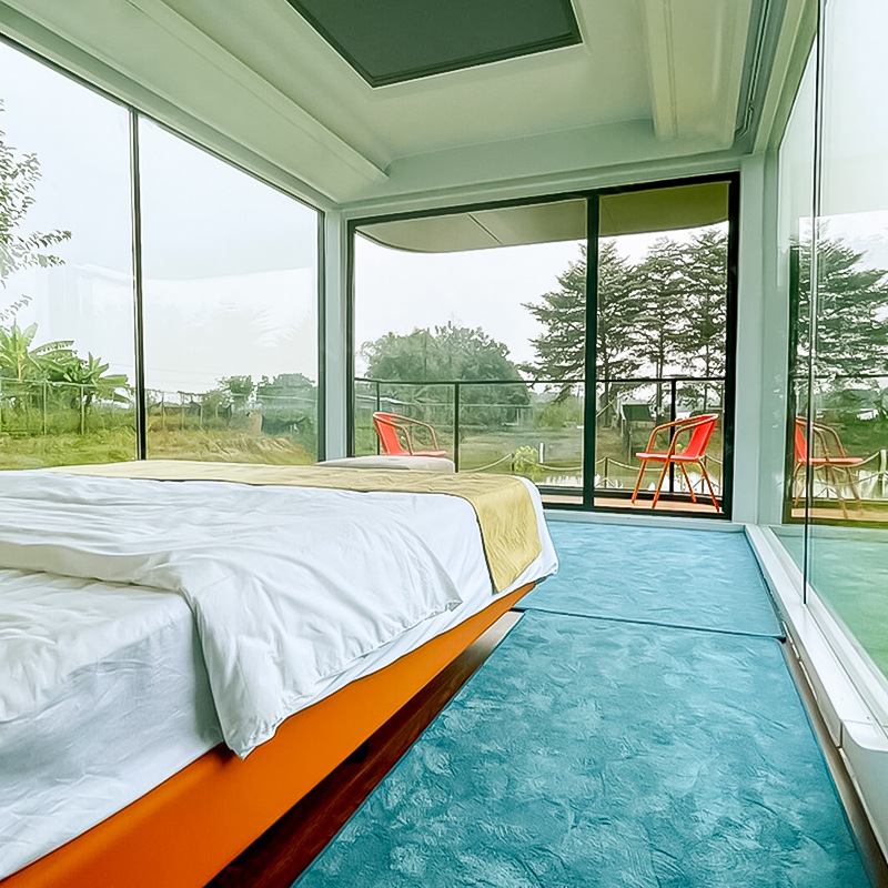 Cabina espacial Habitación móvil Habitación B & B Habitación al aire libre Estrella roja de Internet Habitación vacía Casa inteligente Contenedor Aleación de aluminio Habitación solar