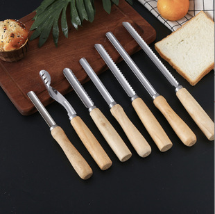 Take pepper core fruit core pumping new fruit core pumping apple corer wooden handle corer fruit corer wooden handle
