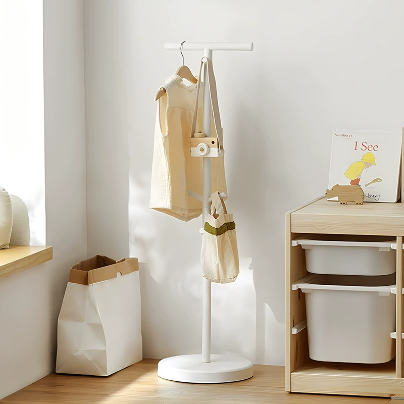 Южная Корея простая детская вешалка для одежды на усиленной цементной основе Детская вешалка для рюкзака съемная металлическая